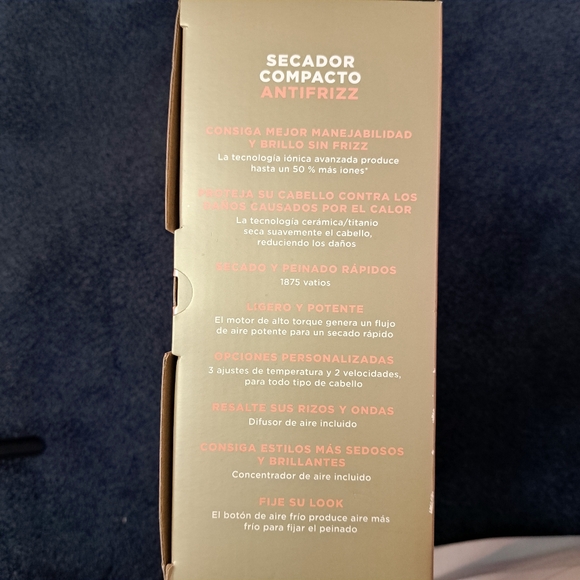 INFINITI PRO By CONAIR New With Box Frizz-Free Compact Dryer No Frizz No Fuss - Picture 6 of 6